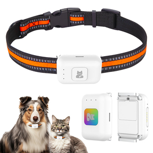 Nouveauté G63 Traceur <span class=keywords><strong>GPS</strong></span> 4G pour animaux de compagnie, chiens et chats, étanche IP67, localisateur de chat sans <span class=keywords><strong>abonnement</strong></span> <span class=keywords><strong>avec</strong></span> lumières LED colorées - Product Image 1