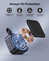 Support de charge magnétique sans fil portable et pliable 3-en-1 personnalisable 15W pour iPhone 17 Pro Max – Idéal pour les voyages