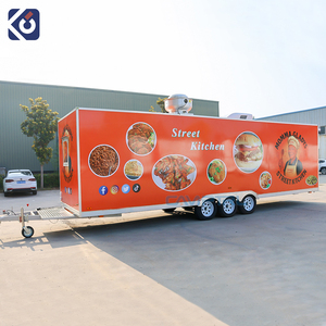 Camion <span class=keywords><strong>de</strong></span> restauration rapide <span class=keywords><strong>de</strong></span> haute qualité, mobile, pour glaces, pizzas, barbecue, hot-dogs, avec cuisine complète et bar conteneurisé - Product Image 4