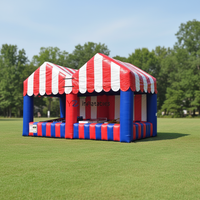 Jeux de plage gonflables en PVC commercial de 0,55 mm, 3 en 1, jeux de carnaval gonflables pour enfants et adultes