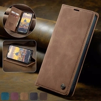 Étui de luxe pour iPhone 17 16 15 14 13 12 11 Pro Max, étui portefeuille pliable en cuir antichoc