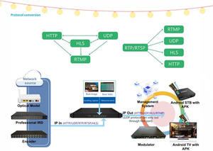 Transcodage IP <span class=keywords><strong>numérique</strong></span>, diffusion <span class=keywords><strong>en</strong></span> continu UDP vers RTMP, HLS, SRT, serveur IPTV pour chaînes FTA <span class=keywords><strong>en</strong></span> direct - Product Image 6