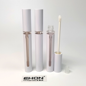 Unique 7ml PETG/AS <b>Plastic</b> Lipgloss Bottle Packaging Screw Cap White Applicator Empty Lip Gloss <b>Tube</b> Silk Screen Printed Makeup - Product Image 6