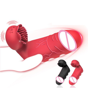 Vibrateur pour doigts féminins, jouets sexuels pour adultes, stimulateur de mamelons et de clitoris, jouet sexuel avec 10 modes de vibration, vibrateur pour clitoris et point G - Product Image 1