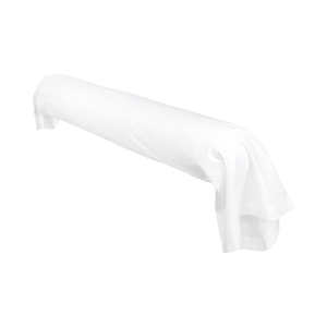 Housse de coussin de soutien pour la maison en tricot <span class=keywords><strong>Linnea</strong></span>, écologique, unie, 230 x 43 cm, 100 % coton, blanc alto, 200 fils, lavage à la main - Product Image 1