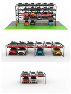 Hệ Thống Đỗ Xe Xếp Hình Tự Động 2-6 Tầng Thang Nâng Đỗ Xe Dọc - Product Image 6