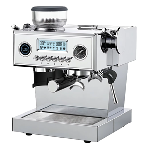Machine à café expresso professionnelle intelligente de haute qualité avec <span class=keywords><strong>broyeur</strong></span>, auto-nettoyante, pour usage commercial en café - Product Image 2