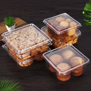 Nhà Sản Xuất Dùng Một Lần Pastry Hộp Rõ Ràng <span class=keywords><strong>Container</strong></span> Thực Phẩm Tùy Chỉnh Bánh Cookie Bánh Sô Cô La Lưu Trữ Takeaway Bao Bì - Product Image 6
