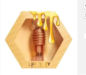 Aceite Labial Suavizante para el Cuidado de Labios con tu Logotipo Francin Gloss, Bálsamo Hidratante con Brillo Marrón Dorado, Textura de Panal, Esencia Herbal Nutritiva - Product Image 4