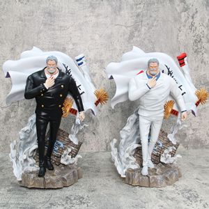 43CM Gk figura scimmia D Garp tre teste Figurine da collezione Figurine bambola giocattoli modello Anime Action Figure - Product Image 2