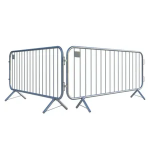 Afzettingshekken, menigtebeheersing, ijzeren gegalvaniseerde, extra sterke verkeersbarrières, festival, 1,8 meter, eenvoudig te monteren - Product Image 1