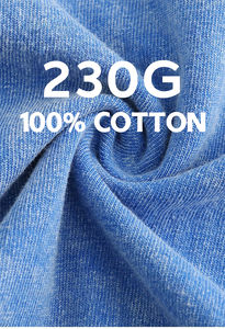 เสื้อยืดแฟชั่นหรูหรา ผ้าคอตตอนหนา 230 กรัม พิมพ์โลโก้ตามสั่ง ไซส์ใหญ่ ทรงหลวม ผ้าหนา สำหรับผู้ชายและผู้หญิง สวมใส่ได้ตามต้องการ - Product Image 2