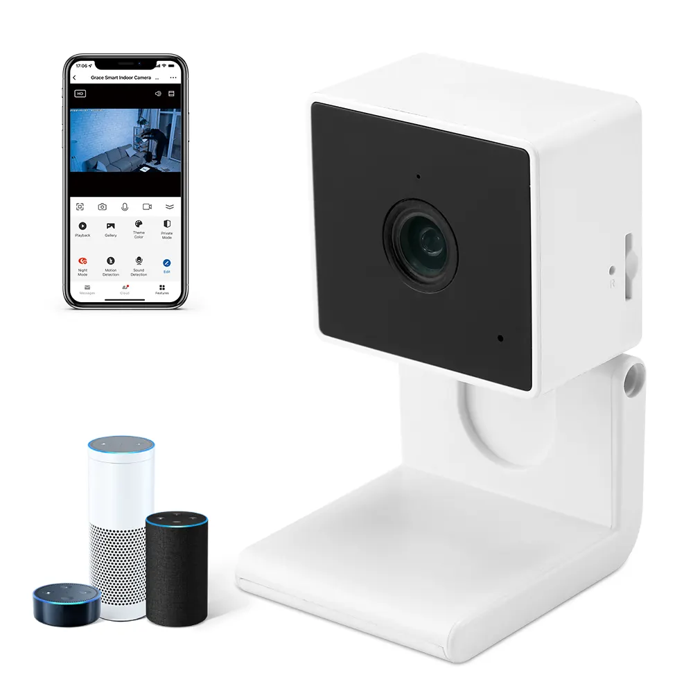 TUYA smart home 1080P wireless baby monitor camera small wireless wifi smart wifi indoor camera 2MP