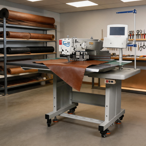 Automatic Computerized High-Speed Programmable Flat-Bed New Industrial <b>Sewing</b> Machine <b>for</b> Motor Gear Single Needle - Product Image 1