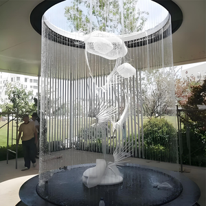 Cascada <span class=keywords><strong>de</strong></span> Agua Artificial para Interiores con Control DMX y Personalización Exclusiva, Cortina <span class=keywords><strong>de</strong></span> Agua Musical - Product Image 4