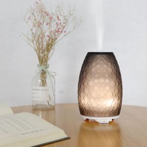 เครื่องกระจายกลิ่นอโรมาเรซิ่นรูปหยดน้ำ 100 มล. เครื่องเพิ่มความชื้นในอากาศ แสงสีขาวอบอุ่น สำหรับใช้ในบ้านและเชิงพาณิชย์ - Product Image 3