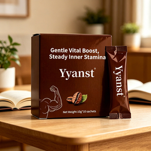 Yyanst Café en Polvo Gentle Vital Boost, 10 Sobres de 10g Cada Uno, Bebida Instantánea para el Bienestar Diario - Product Image 2