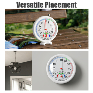 Digitales Thermo-Hygrometer ODM OEM Metall Batteriebetrieben LCD-Anzeige Sensor Temperatur-Feuchtigkeits-Überwachung Gewächshaus/Raum/Wand - Product Image 4