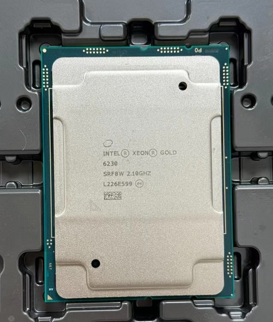 Pulled Xeon Gold 6230 CPU 2.10 GHz 20 Cores 27.5M Cache 125W FCLGA3647 SRF8W Server Processor
