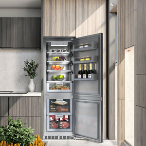 Réfrigérateur semi-<span class=keywords><strong>encastrable</strong></span> MPV60 en gros, réfrigérateur intégré, réfrigérateur à encastrer, 301L, panneau intérieur <span class=keywords><strong>gris</strong></span>, prêt pour l'installation - Product Image 6