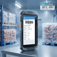 Terminal Portátil Resistente con Android 14 para Almacenamiento en Frío, Escáner de Código de Barras PDA con Clasificación IP67 a Prueba de Agua para -20°C ° Logística de Cadena de Frío
