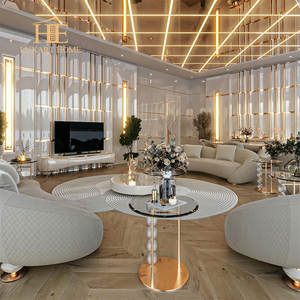 Sofá italiano moderno para sala de estar, diseño creativo, superventas, sofá de tela - Product Image 5