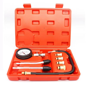 Manomètre de <span class=keywords><strong>pression</strong></span> moteur haute performance et précis avec long tube en caoutchouc, outil pour voiture, moto, camion - Product Image 1