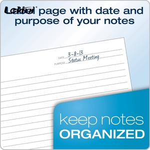8-1/2X11-3/4 Notas de columna de señal <span class=keywords><strong>y</strong></span> sección de resumen 50Letter-Trim Hojas perforadas Regla Bloc de notas con reglas legales - Product Image 3