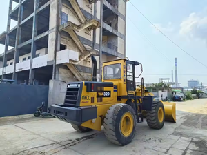 Mini-chargeur d'occasion KOMATSU japonais WA320-3 chargeur sur pneus avant WA600 WA470-3 WA360 WA350 WA200 à vendre - Product Image 6