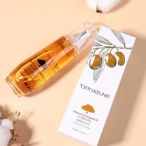 Minyak Argan Premium Label Pribadi, Minyak Penghalus Alami Terbaik, Minyak Vitamin Perawatan Pertumbuhan Rambut Organik