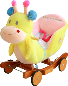 Jouet de poussette à bascule pour enfants <span class=keywords><strong>Lapin</strong></span> blanc en peluche Jouet à roulettes pour enfants - Product Image 3