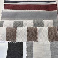 Coussin de chaise de patio en tissu Cabana Stripe Olefin à nouer, séchage rapide, 300 g/m², résistant aux UV