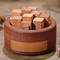Difusor de Aromas de Madera Maciza Hecho a Mano para Decoración del Hogar y Adorno Perfumado