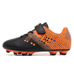 Chaussures de football professionnelles pour enfants à scratchs longs, crampons de football antidérapants pour jeunes, avec fermeture auto-agrippante pour terrain synthétique et terrain naturel (FG) - Product Image 5