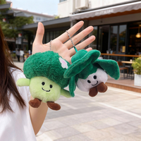 Porte-clés peluche douce personnalisée en forme de piment, 10 cm, pour machine à griffes, modèle végétal