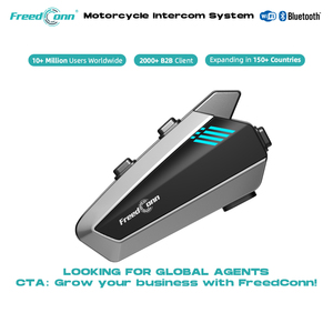 <span class=keywords><strong>Interphone</strong></span> <span class=keywords><strong>sans</strong></span> <span class=keywords><strong>fil</strong></span> pour motos FreedConn Blade avec assistant vocal hors ligne, intégration des appels téléphoniques, réseau maillé pour 16 motards - Product Image 1