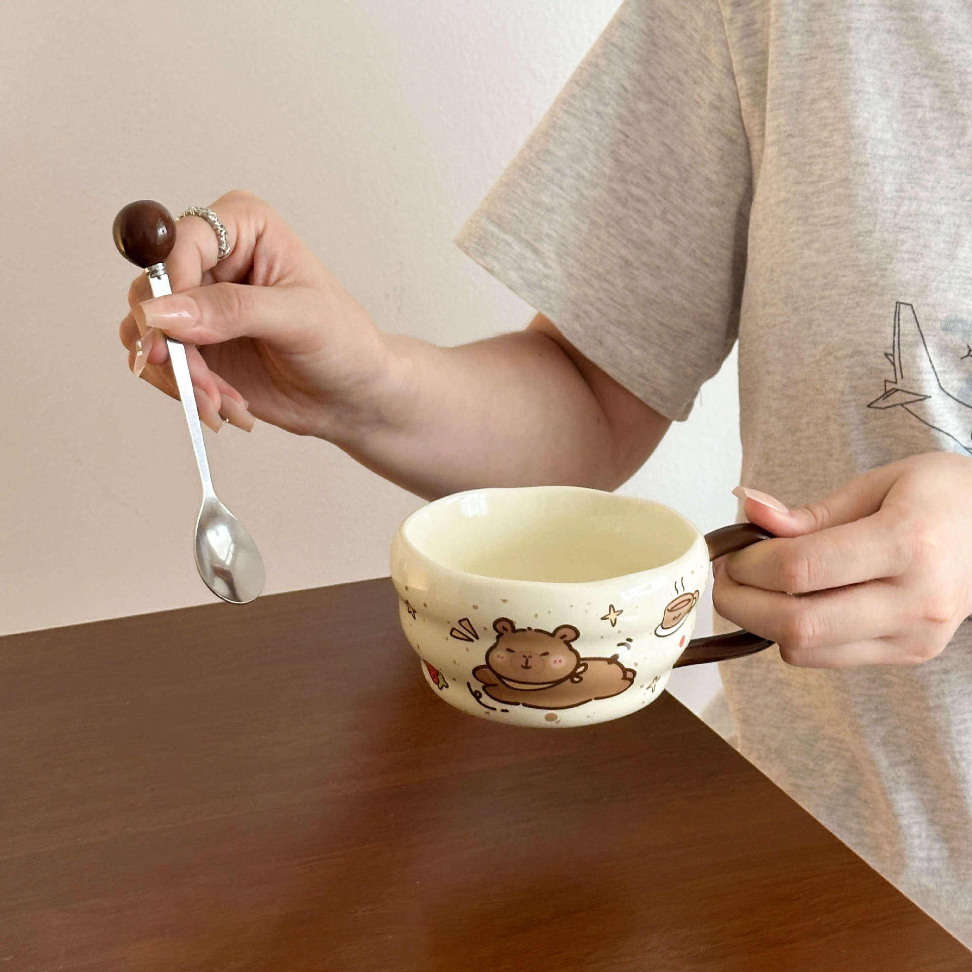 ตลับกาแฟพร้อมช้อน