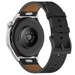 Correa de Cuero Suave y Transpirable de Lujo HUANLONG para Reloj Inteligente GT5 de 46 mm y GT5Pro de 46 mm, Reemplazable, Ajustable y de Liberación Rápida - Product Image 6