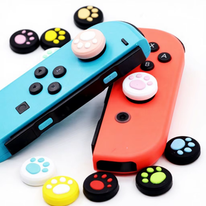 Coque de protection en silicone pour joystick en forme de patte de chat mignonne pour Nintendo Switch <span class=keywords><strong>Joy</strong></span> <span class=keywords><strong>Con</strong></span>, coque analogique pour joystick - Product Image 3