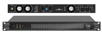 Amplificateur numérique professionnel Mansender série T 1U en métal (classe D) 2-4 canaux 8 ohms, pont, alimentation à commutation douce, 450-2000 W