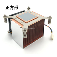 Refroidisseur de processeur de bureau COOLSERVER 115X 1155 1151 en cuivre pur dissipateur thermique de refroidissement par air actif pour dissipateur thermique de PC