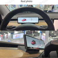 VJOYCAR 8,8 "Sistema Linux Tesla Car Instrument Cluster no bloqueará Airvent Dashboard Pantalla táctil HUD para Tesla Model Y/3