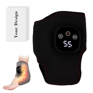 Customized Pain Relief Heated Ankle Brace 3 Modes Adjustable Ankle Support Brace Auto Timer Wearable Foot Ankle <b>Massage</b> <b>Machine</b> - Product Image 1
