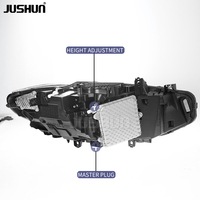 Phare de voiture JUSHUN pour BMW Série 4 F32 13-20, style œil de serpent, phare amélioré, signal dynamique LED, Plug and Play
