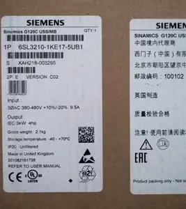 NEU Siemens G120C Wechsel richter 3kW 6SL3210-1KE17-5UB1 6 SL3 210-1KE17-5UB1