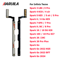 Volume d'alimentation de téléphone portable Flex pour Tecno Spark 20 Pro Plus 20C 10 10C 8 8C 7 6 Go 2022 2023 2024 5 4 air 3 Pro Pièces de rechange pour téléphone