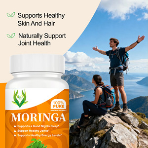 Cápsulas de Moringa Vegetal Orgánica, Cápsulas de Polvo de Hoja Natural para Apoyar la Salud de las Articulaciones, Promueve un Sueño Reparador - Product Image 5