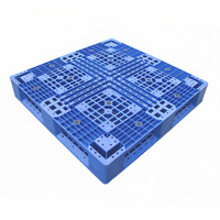Palettes en plastique industrielles à double face, durables, de grande taille, en HDPE, robustes, écologiques, empilables et retournables, 4 voies, 1000*1000*150 mm