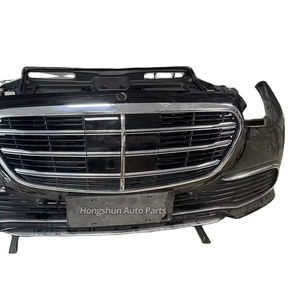 Haute qualité vente chaude W222 W221 W223 kit de carrosserie de pare-chocs avant ensemble de radiateur avec nez avant complet pour Mercedes Benz - Product Image 4