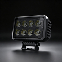 Phare LED de 6 pouces à faisceau large IP69K 12V 24V, phare auxiliaire LED rectangulaire tout-terrain pour 4x4, voiture, camion, VTT, tracteur, remorque